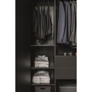 Stylefy Simplica Armoire a charnieres Gris 