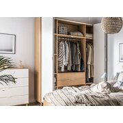 Stylefy Simplica Armoire a charnieres Blanc 