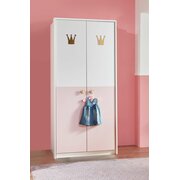 Stylefy Emilie I Armoire-penderie Blanc Rose