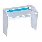 Stylefy Taira Table de bureau Blanc Turquoise