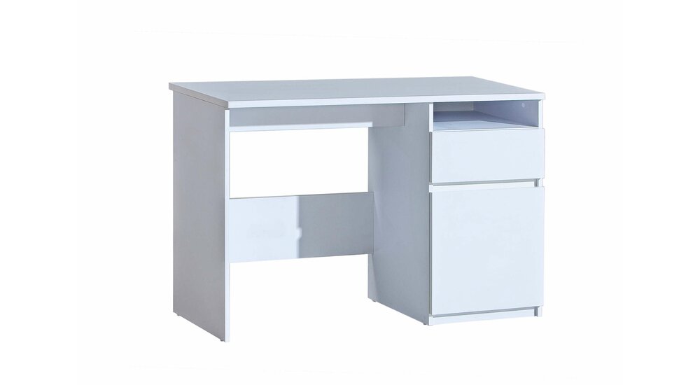 Stylefy Arcola Table de bureau Blanc