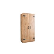 Stylefy Luca Armoire-penderie II Aspect chêne à planches